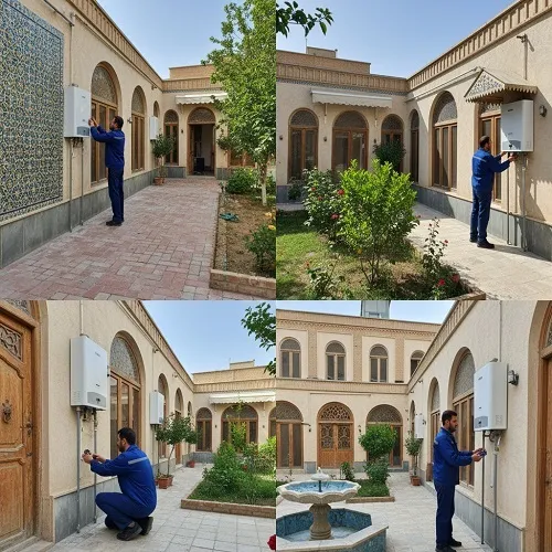 تعمیرکار با تجربه ی پکیج بوتان اپتیما